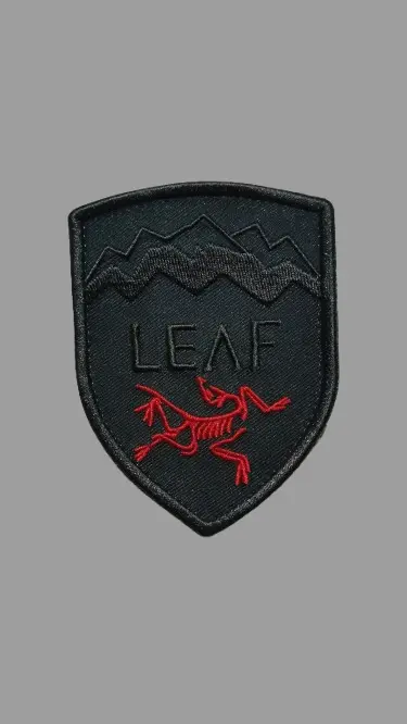 Arc’teryx LEAF Red Skeleton Logo Patch